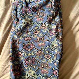 Anthropologie Printed Corduroy Jeans